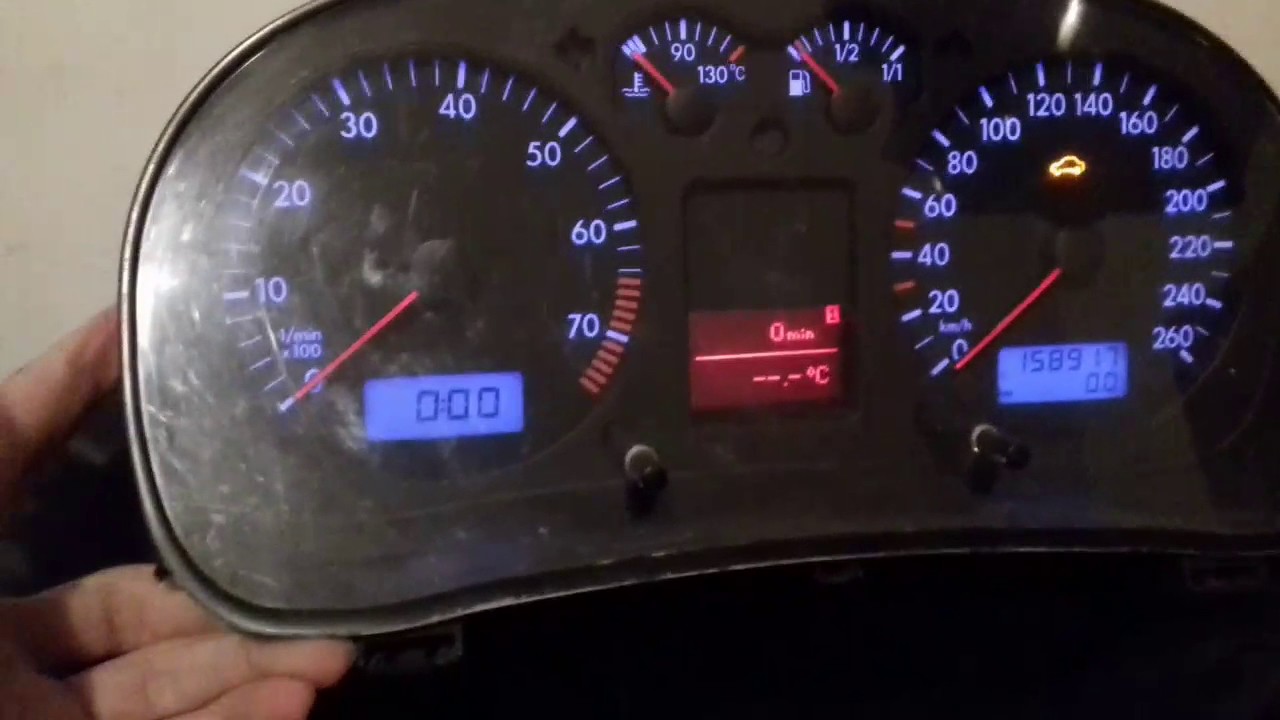 Como ligar o painel do golf, passat, bora e audi a3 com computador de bordo em bancada