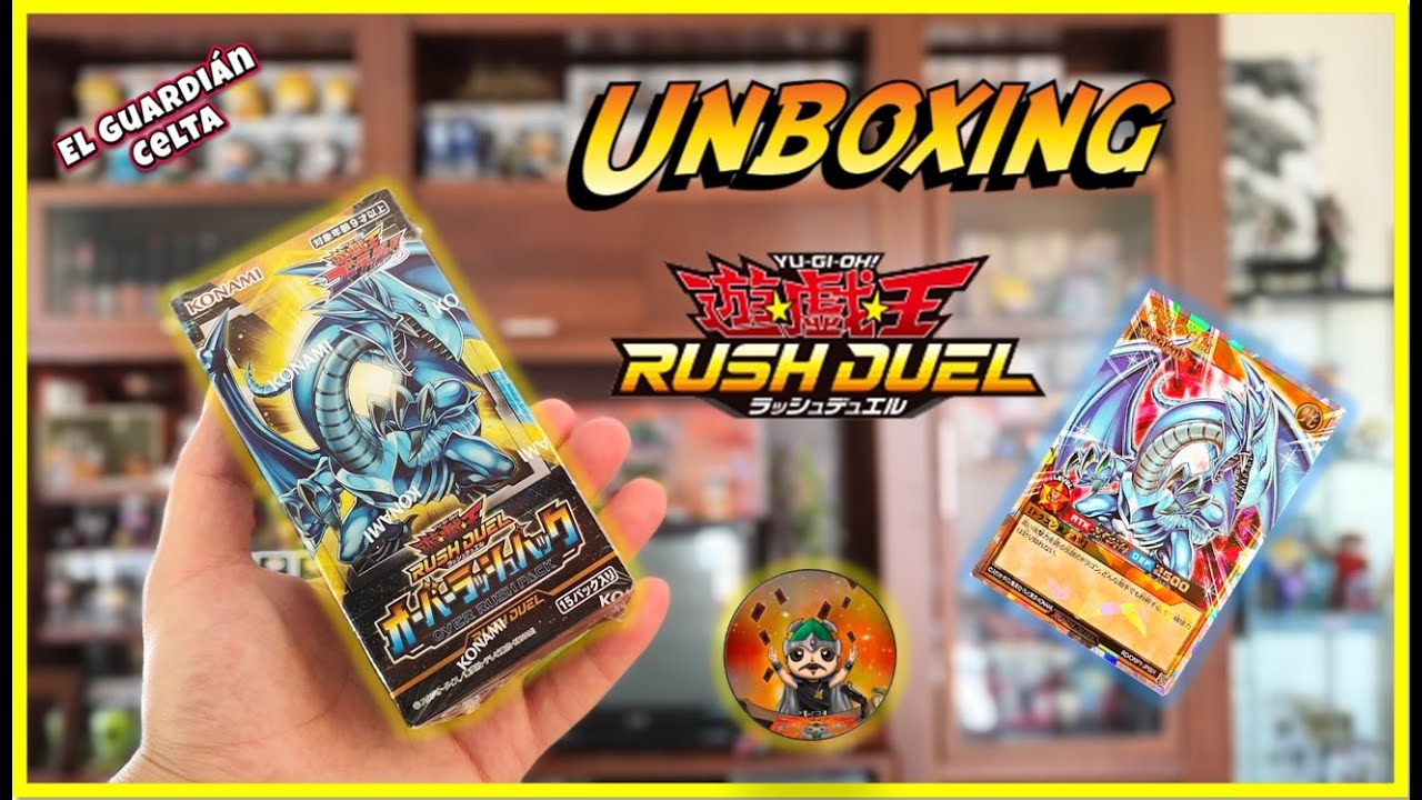 Unboxing Yu-Gi-Oh! OCG Rush Duel Over Rush Pack 2023 - En busca del Blue Eyes Rush Full Art