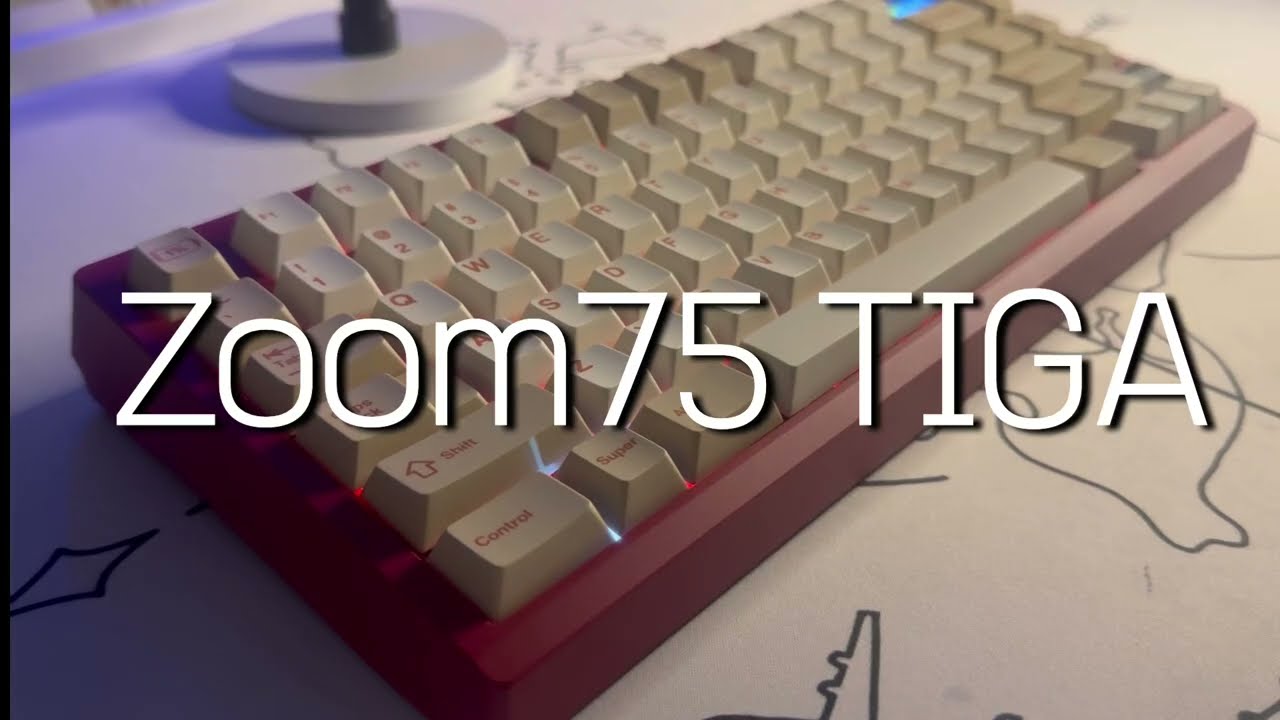 Zoom75 TIGA & 스위치 4종 ASMR🎙️🎙️