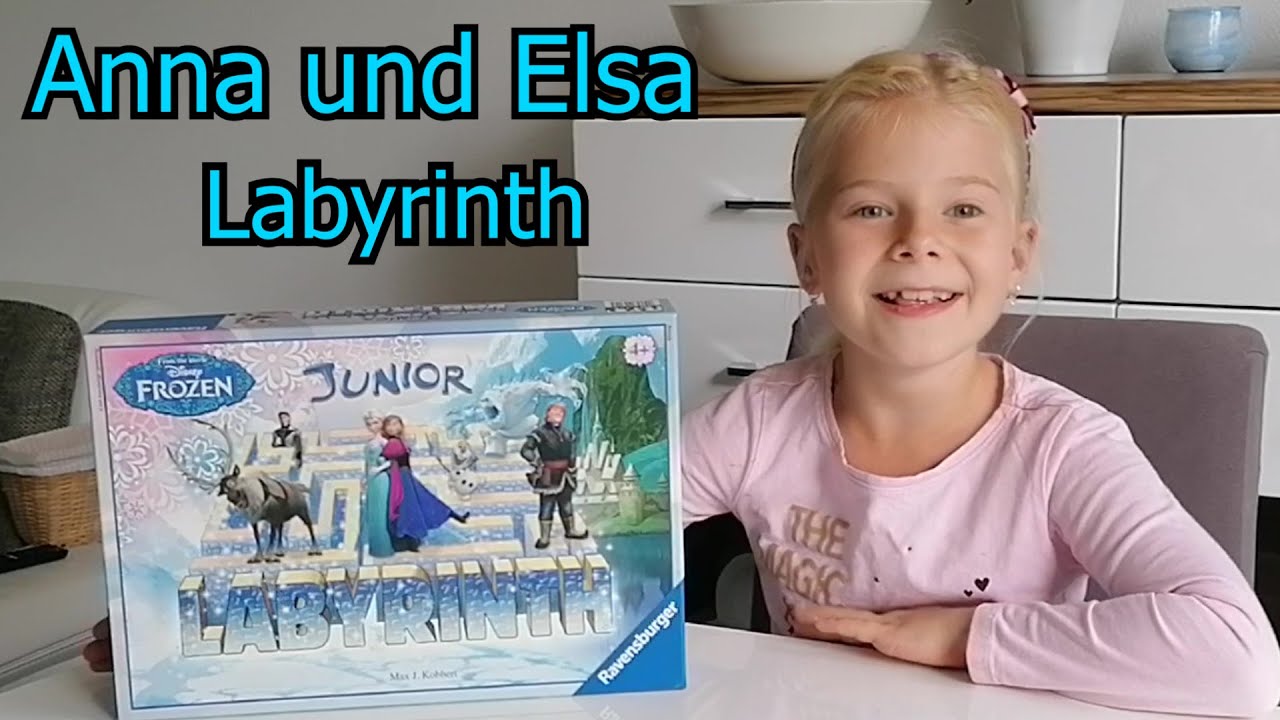 Das verrückte Labyrinth Junior I Spielanleitung I Anna und Elsa Frozen