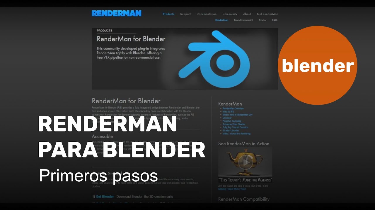 RenderMan para Blender | Primeros pasos
