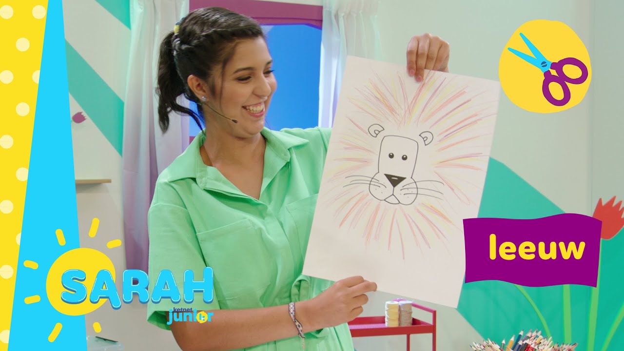leeuw | Sarah knutselt | Ketnet Junior