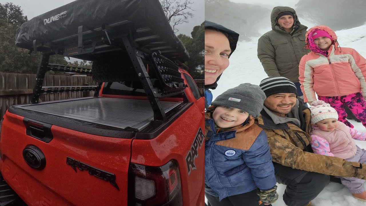 Built a Tub Rack, Then Hit the Snow! Mt Baw Baw Family Mission
