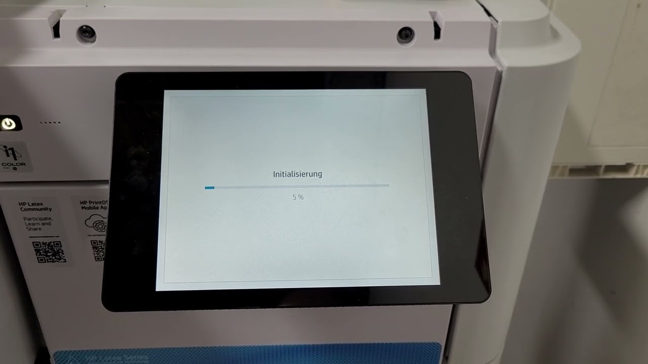 How to acces diagnostic mode at HP Latex 700 800