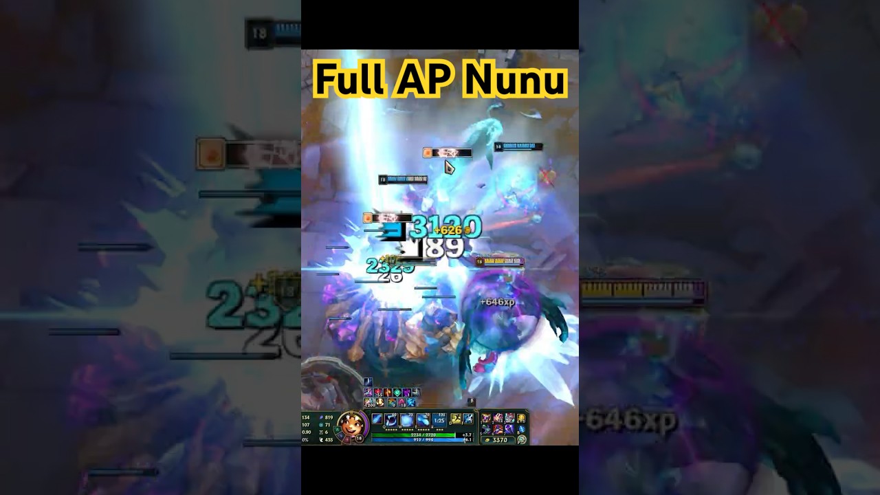 Full AP Nunu Oneshots#leagueoflegends #lol #gaming #nunu #oneshot #outplay #wewindows