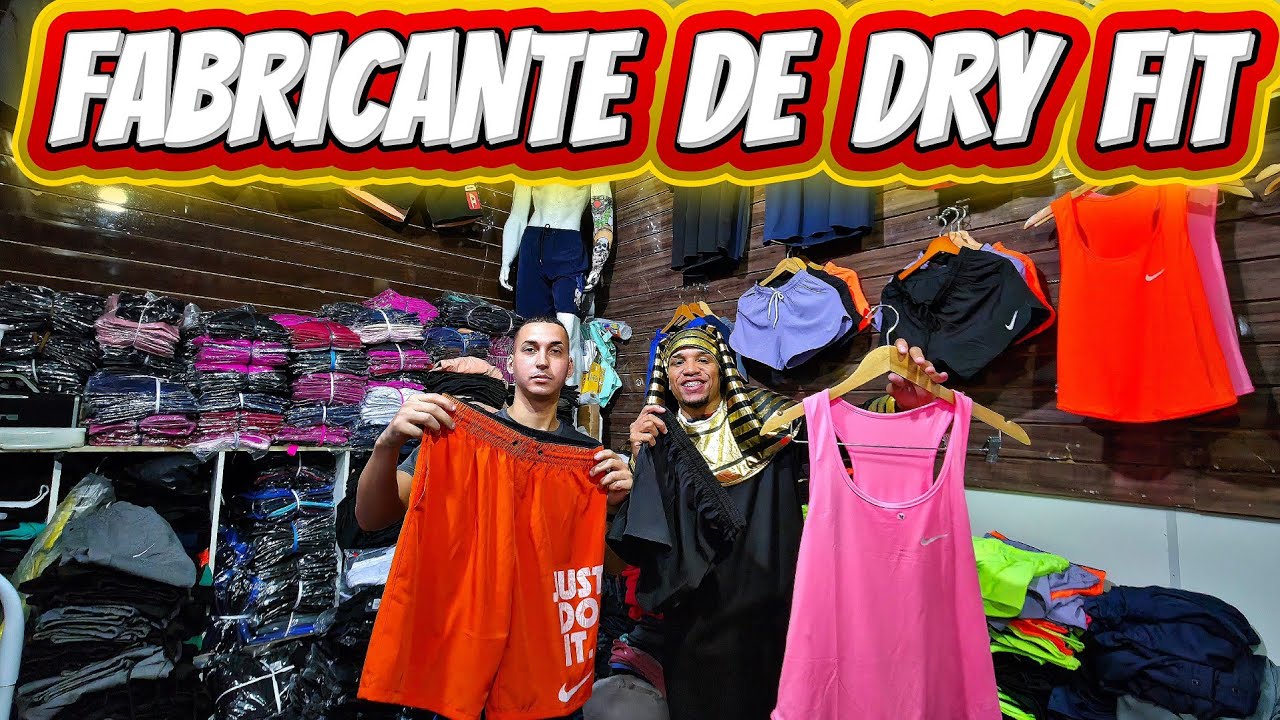 O FABRICANTE DE DRY FIT MAIS BARATO DO BRÁS! 😱 Bermudas e Camisetas Dry fit no Atacado!
