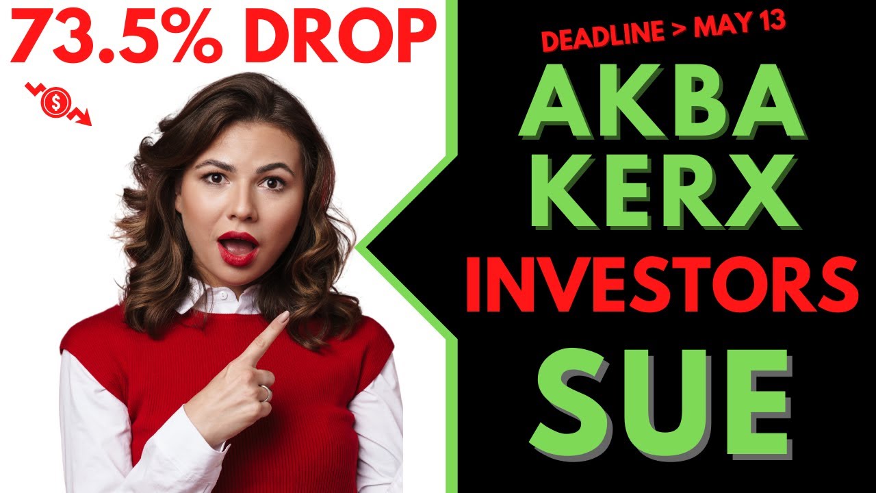 $AKBA 💲💲 AKBA News Alert (#AKBA) Akebia Stock Investors Sue Akebia Therapeutics, Inc [AKBA] Stocks