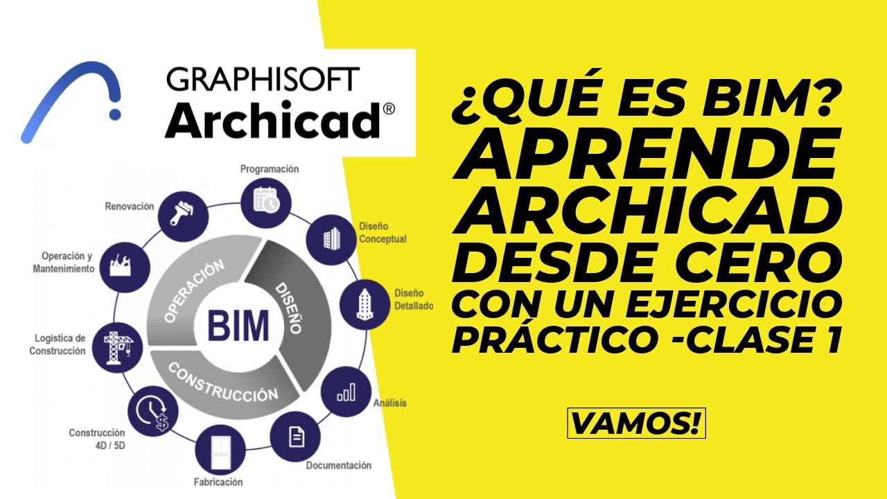 ¿Qué es BIM? Aprende Archicad desde Cero con un Ejercicio Práctico -Clase 1