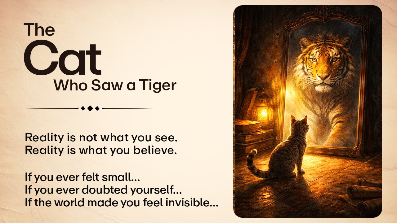The Cat Who Saw a Tiger | Learn English | #englishlanguage #englishlanguagelearning #englishstory