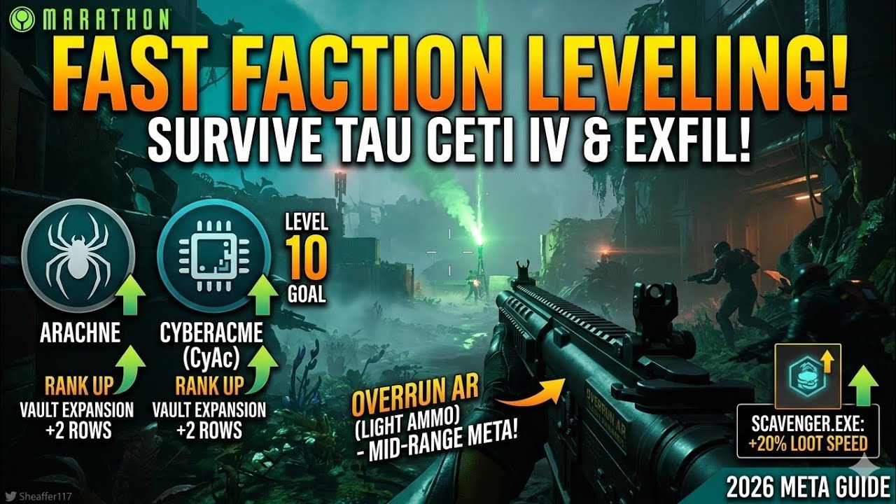 How to Level Factions Fast in Marathon? (Season 1 Progression Guide)
