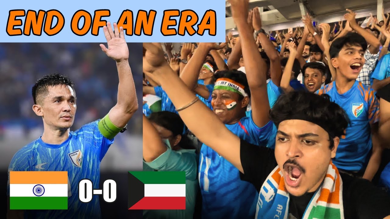 Sunil Chhetri Says Goodbye To Indian Football | India 0-0 Kuwait Matchday Vlog