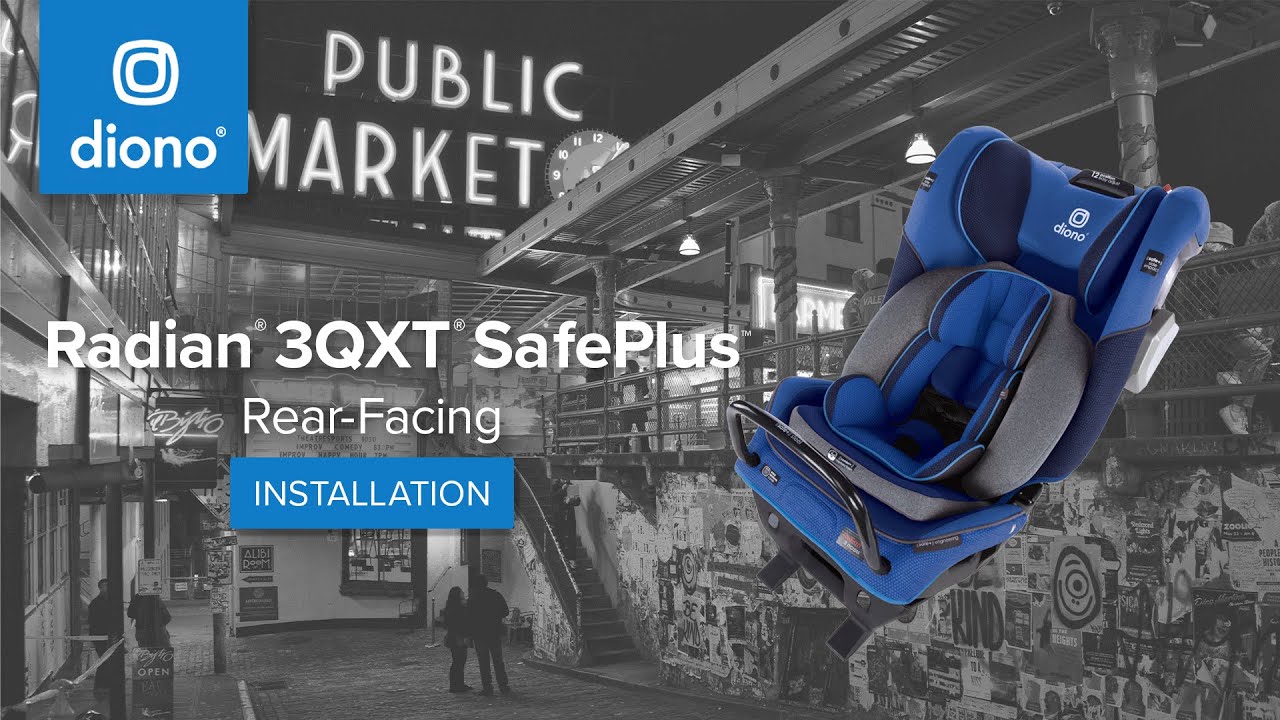 Diono® Radian® 3QXT® SafePlus™ | All-in-One Car Seat | Rear-Facing Installation | 2020-Present