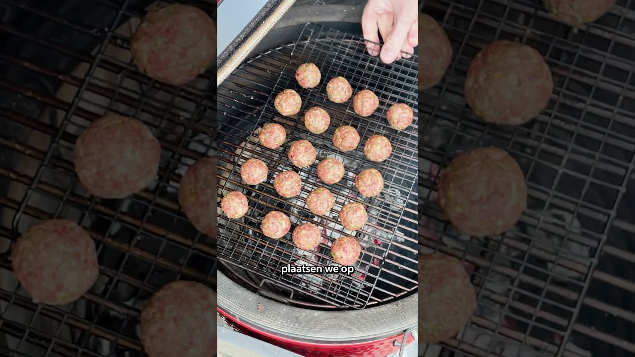 Keftedes van de barbecue