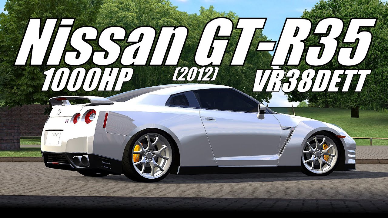 LFS - Nissan GTR R35 VR38DETT 1000hp (2012) | Logitech G29 Gameplay