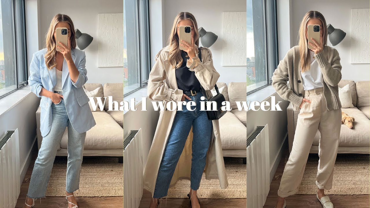 WHAT I WORE IN A WEEK | MINIMAL SPRING OUTFITS