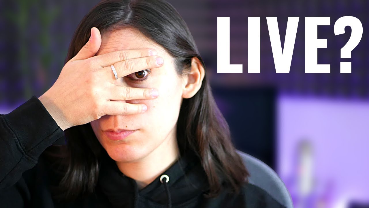 Vorrei fare una LIVE su Youtube, ma ho paura...