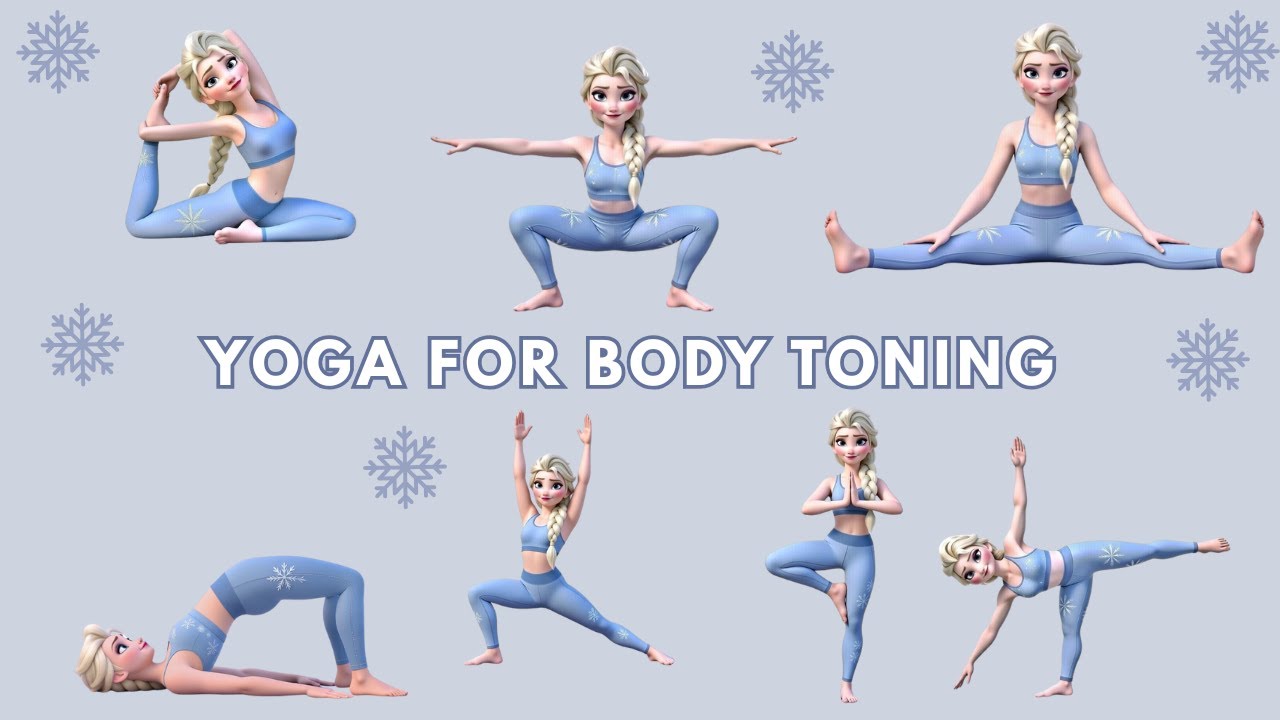 Yoga for Body Toning | Yoga With Elsa | Yoga for Kids