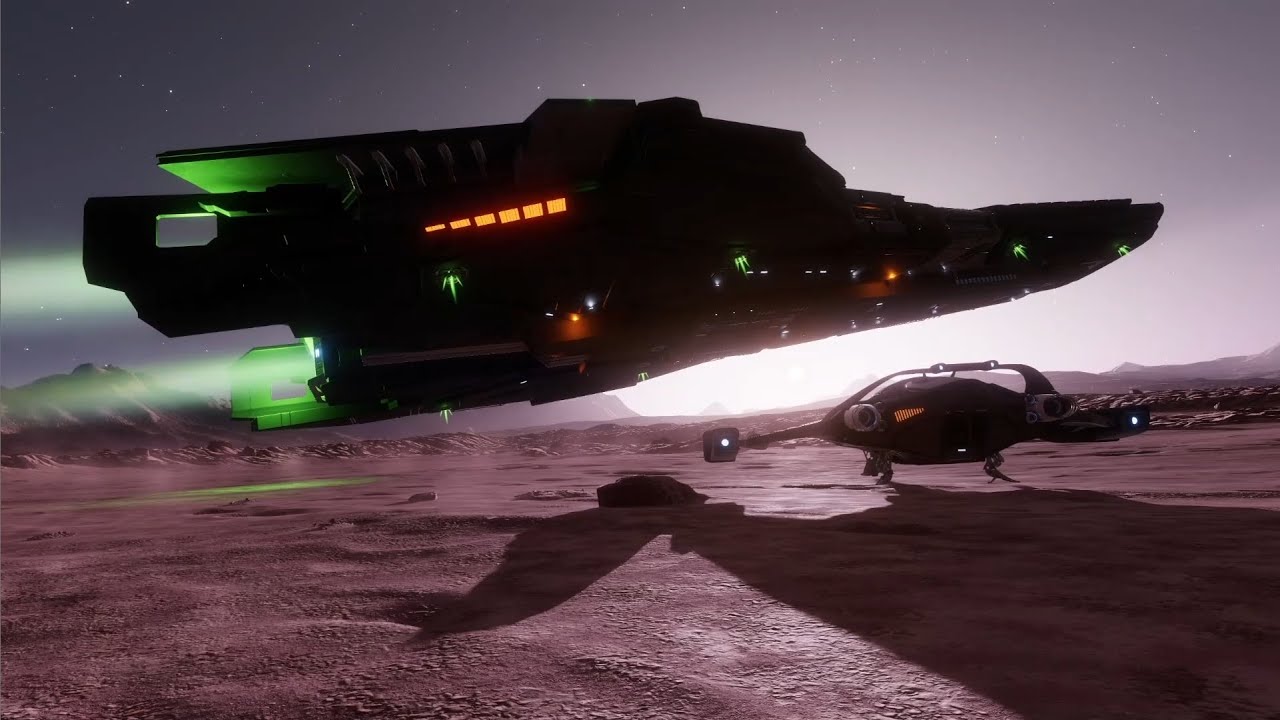 Elite Dangerous Odyssey - Alpha 4 - Imperial Eagle and Corvette