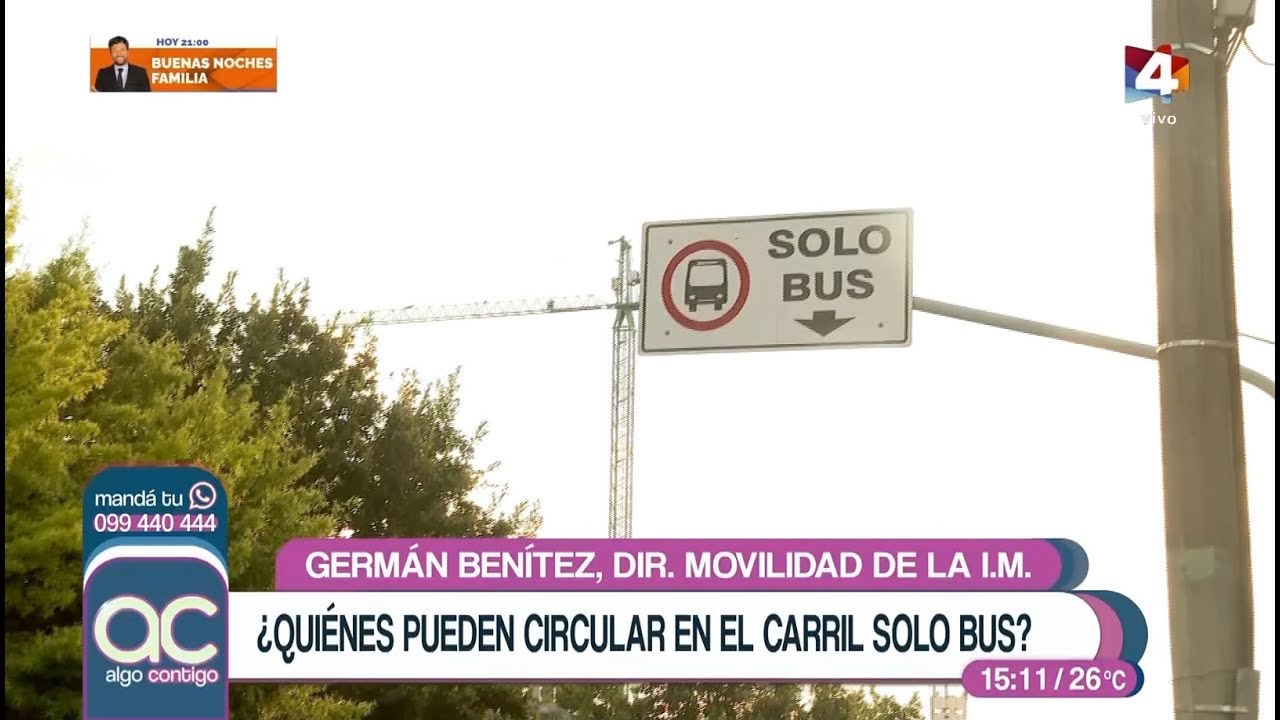 Algo Contigo - ¿Cómo funciona el control del carril solo bus?
