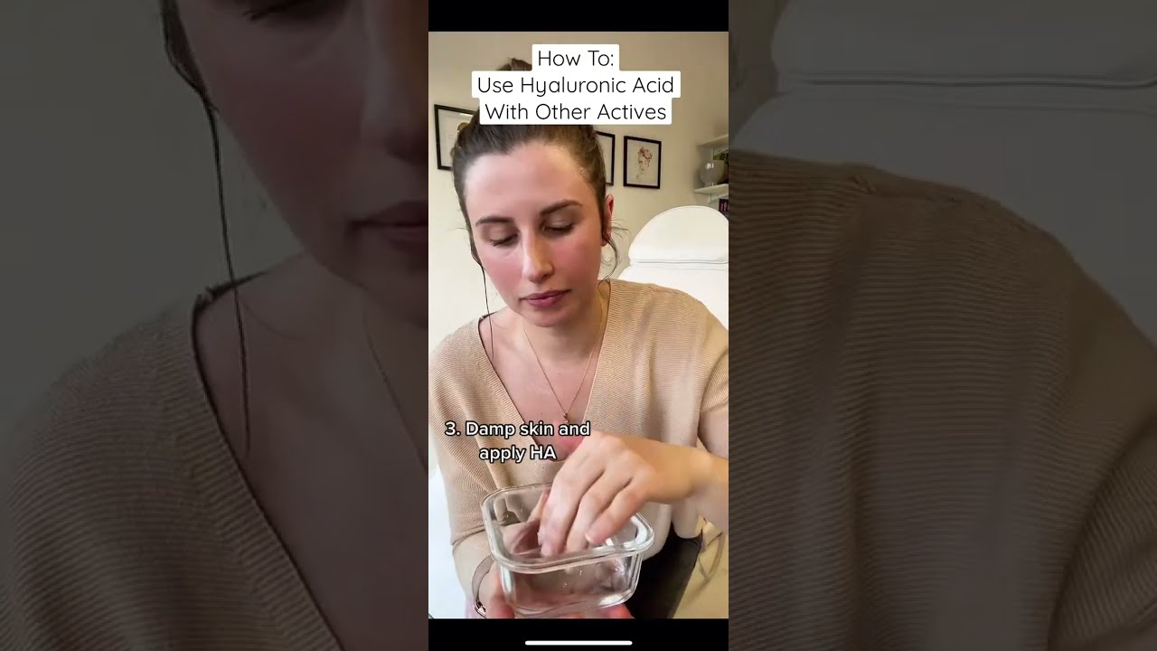 How Do You Use Hyaluronic Acid With Other Skincare Actives? | Skincare routine with Vitamin C and HA