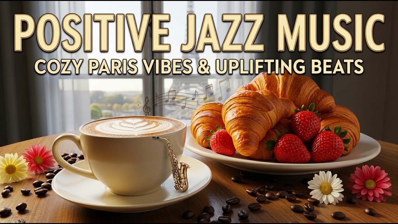 Positive Jazz Music ☕ Bossa Nova background for Happy Moods, Stress Relief & Holiday