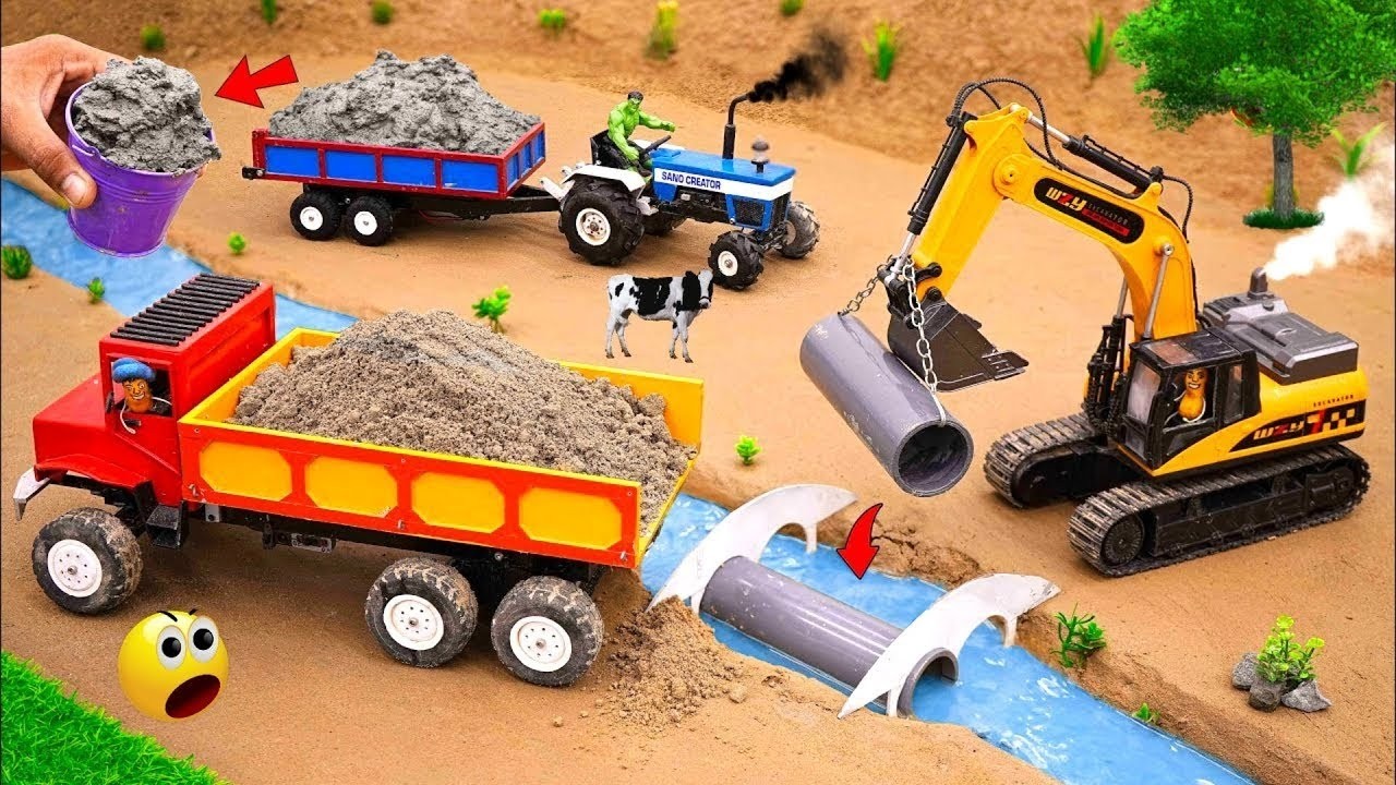 Diy diorama making mini motor water pump science project  | how to make | @sanocreator
