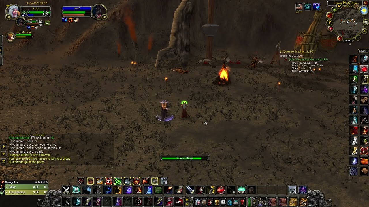 Dragonkin Menace (WOW classic quest)