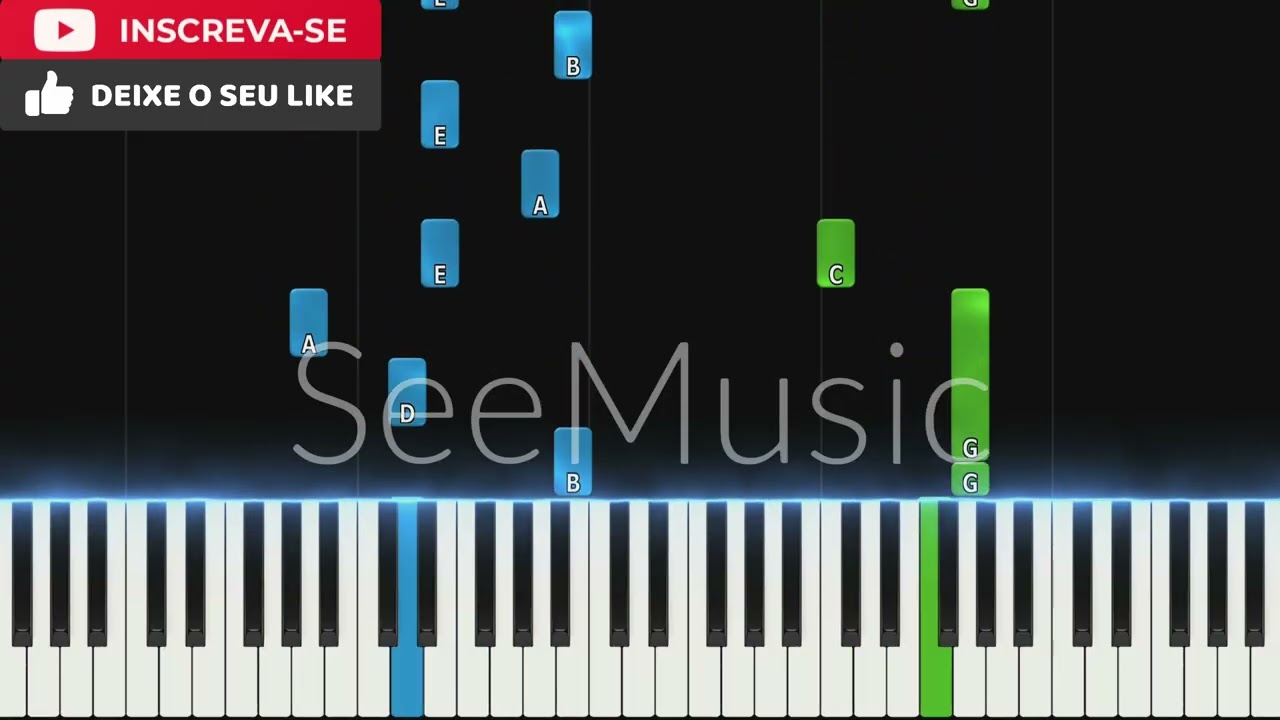 É Ele (Drops INA) | Piano Tutorial + Partitura