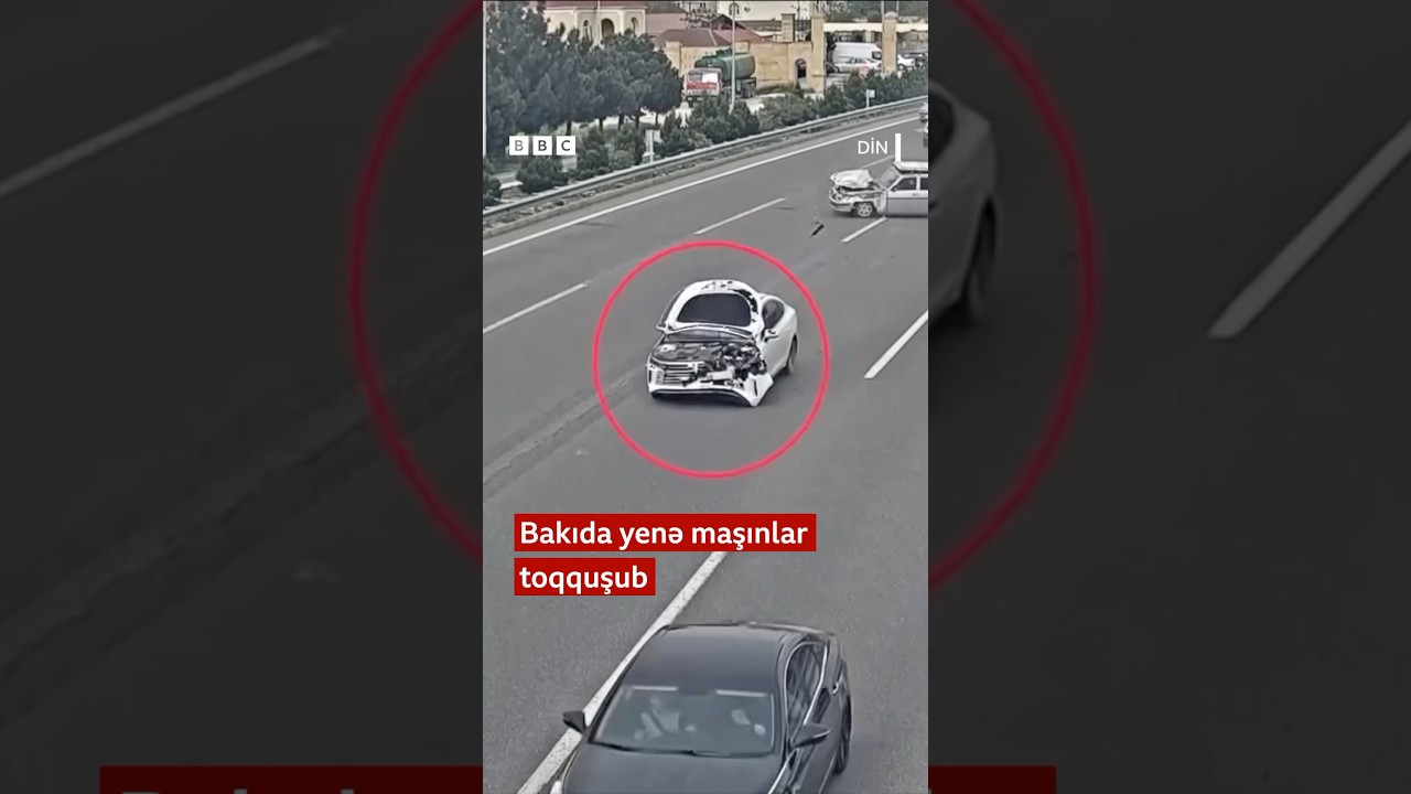 Bakıda yenə maşınlar toqquşub