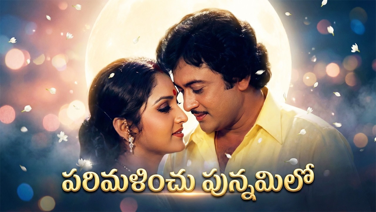 పరిమళించు పున్నమిలో Parimalinchu Punnamilo | Puli Bebbuli Romantic Telugu Melody SP Balu, P Susheela