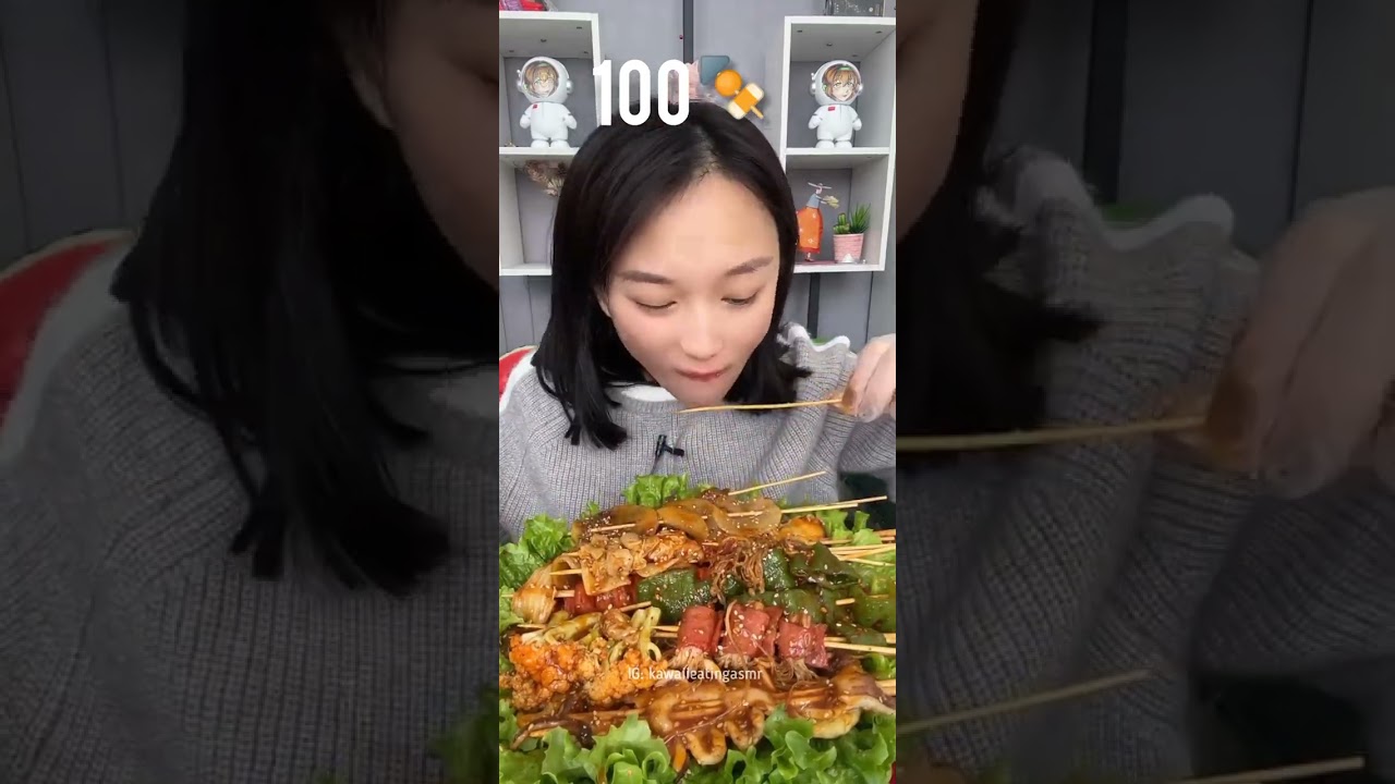 100 kebabs eating challenge | #asmr #food #funny #fasteating #shorts