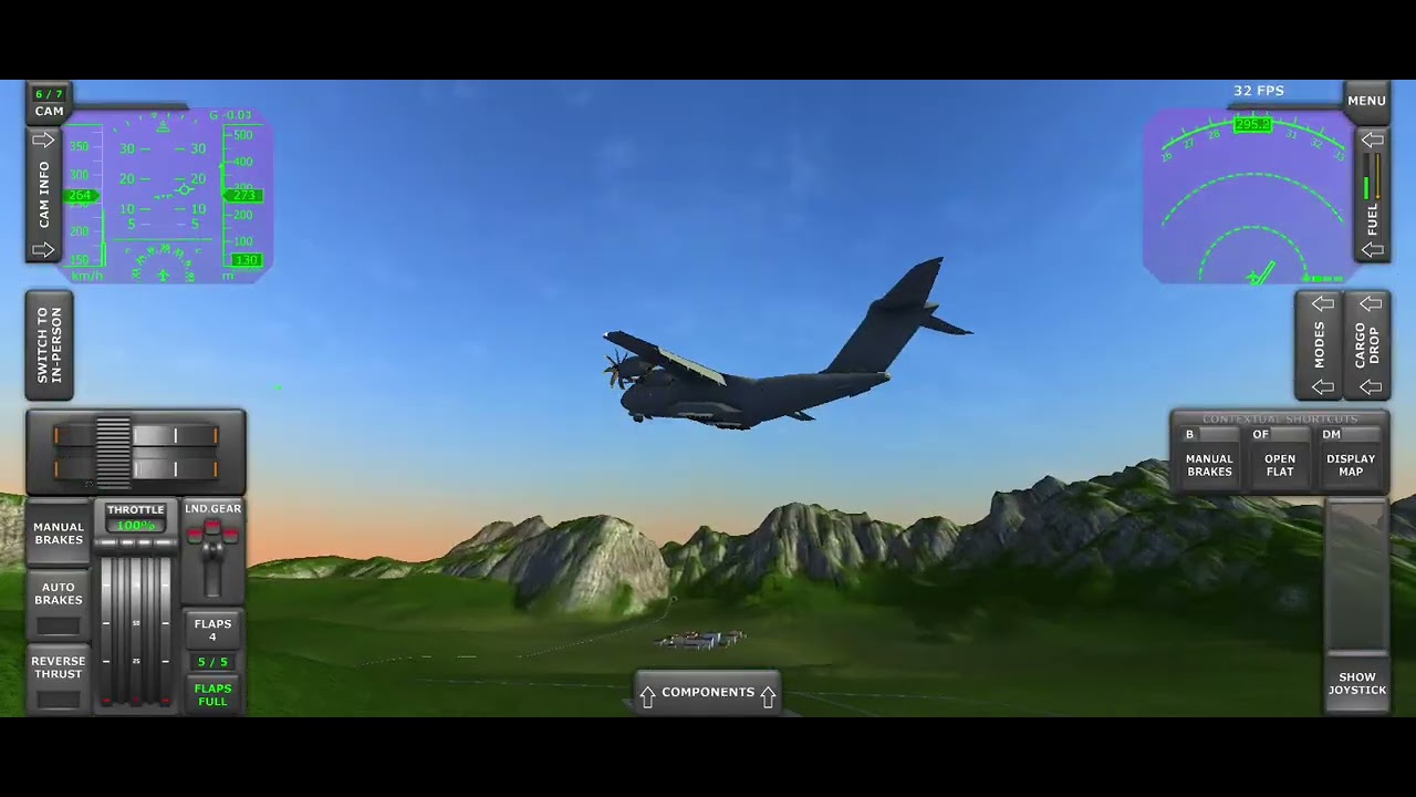 Pruebo este juego de avion y hago cosas divertidas