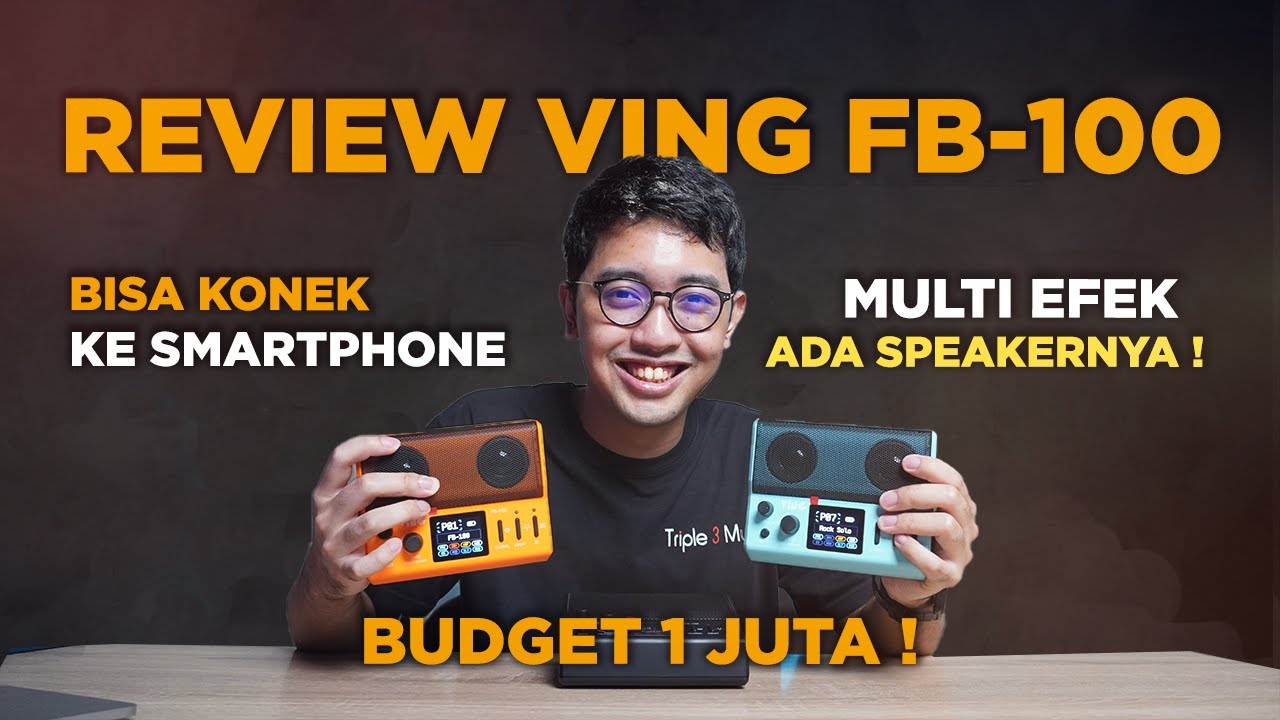 Review VING FB100 ! Multi Efek gitar bass elektrik yang ada Speaker Built In !