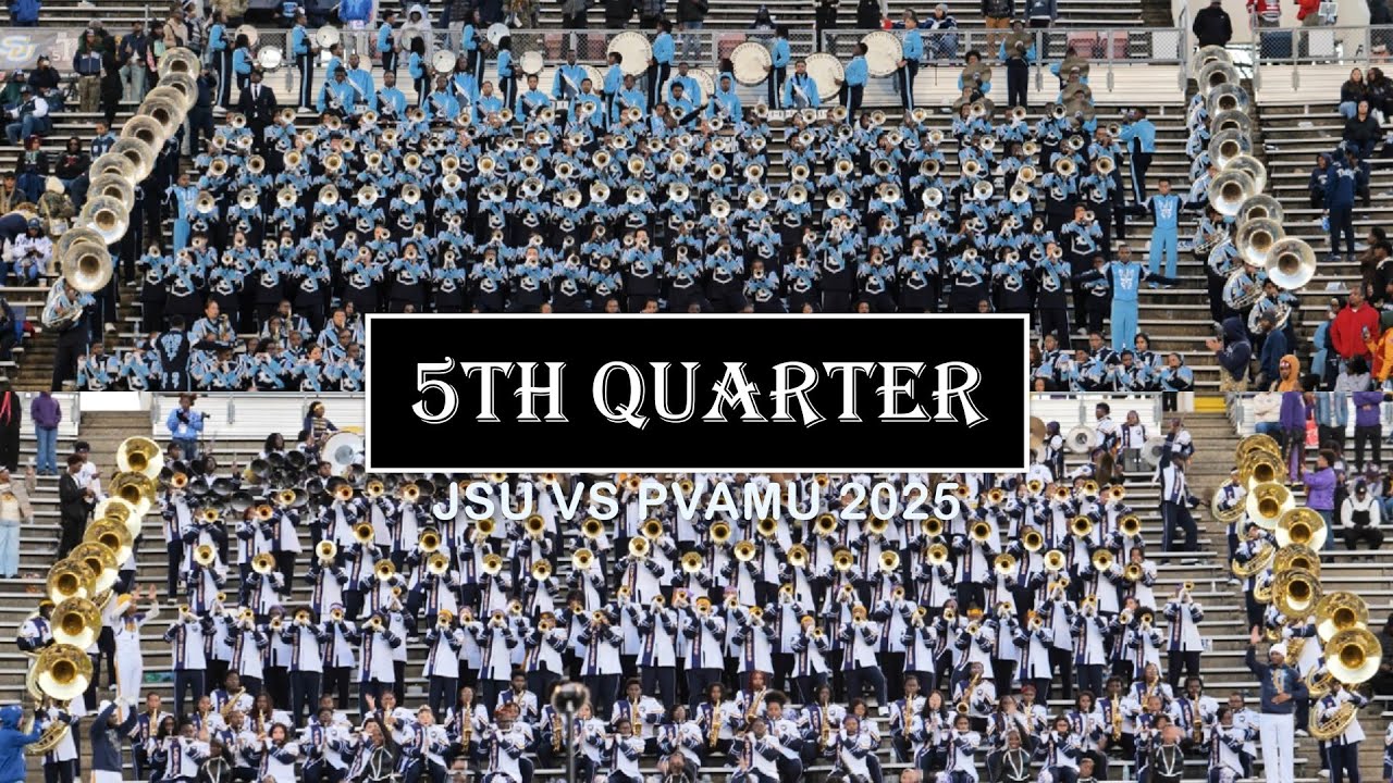 5th Quarter - Jackson State University vs Prairie View A&M University Band - SWAC Championship 2025