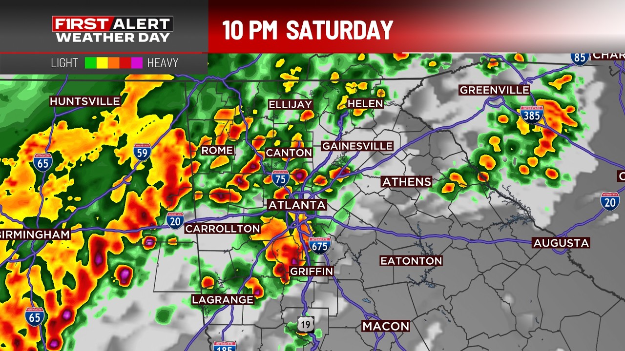 FIRST ALERT WEATHER DAY:  Strong storms with possible high winds and hail expected tonight