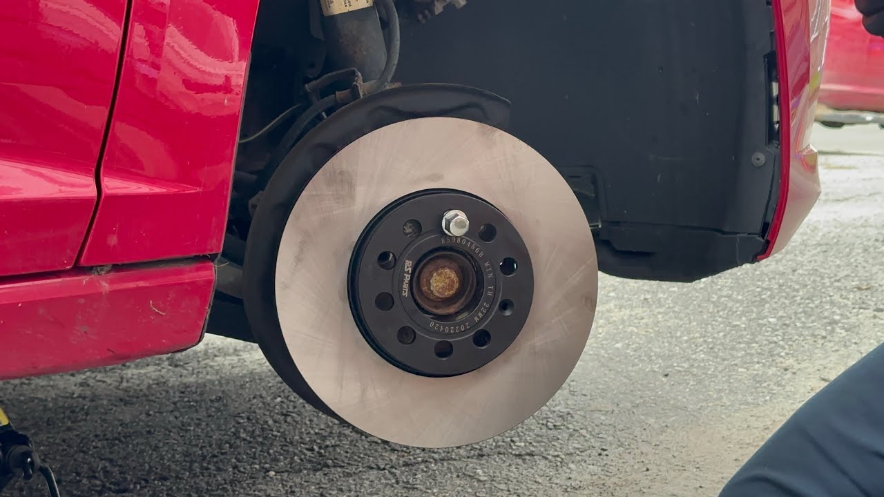 2019 Volkswagen Jetta front brake pads and rotors replacement.