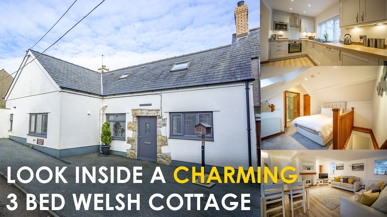 Look inside A character packed Welsh Cottage in the coastal village of Llanbedrog.