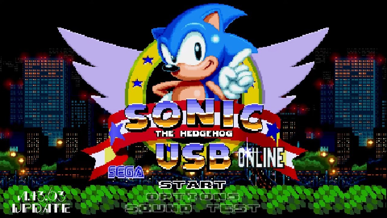 Sonic USB Online (v1.43.63 Update) ✪ Extended Playthrough (1080p/60fps)