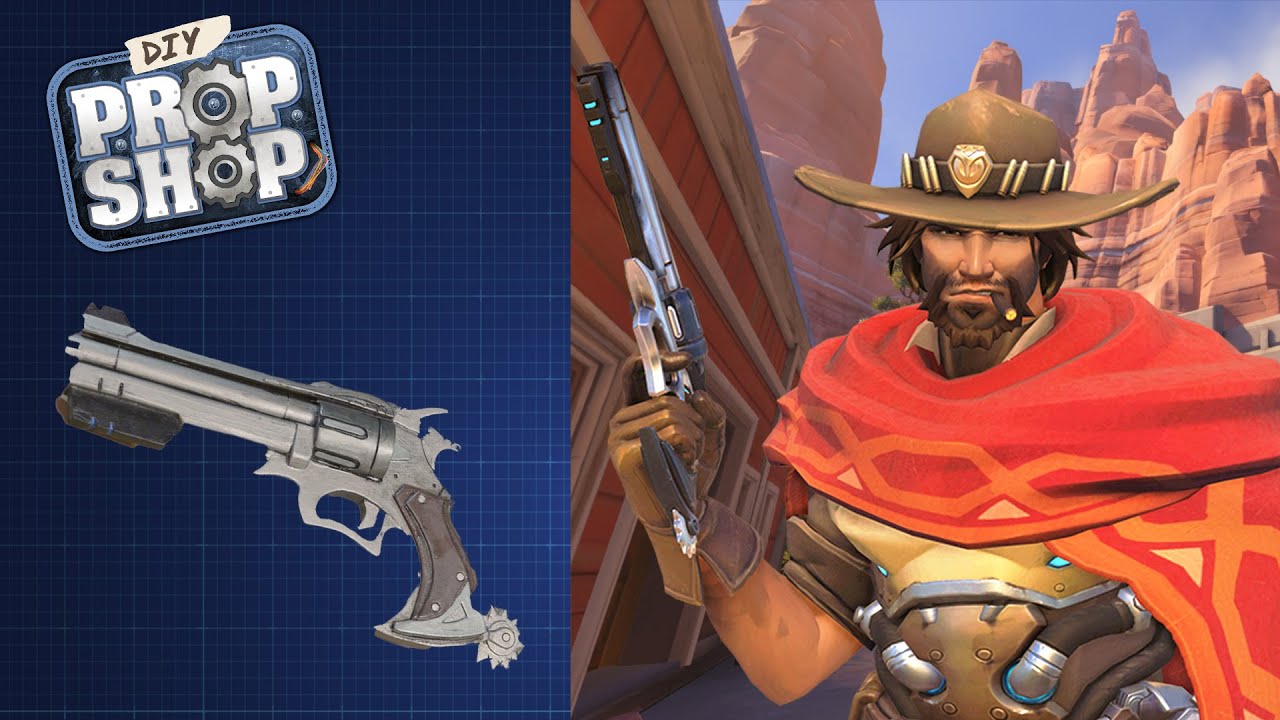 McCree's Pistol - Overwatch - DIY PROP SHOP