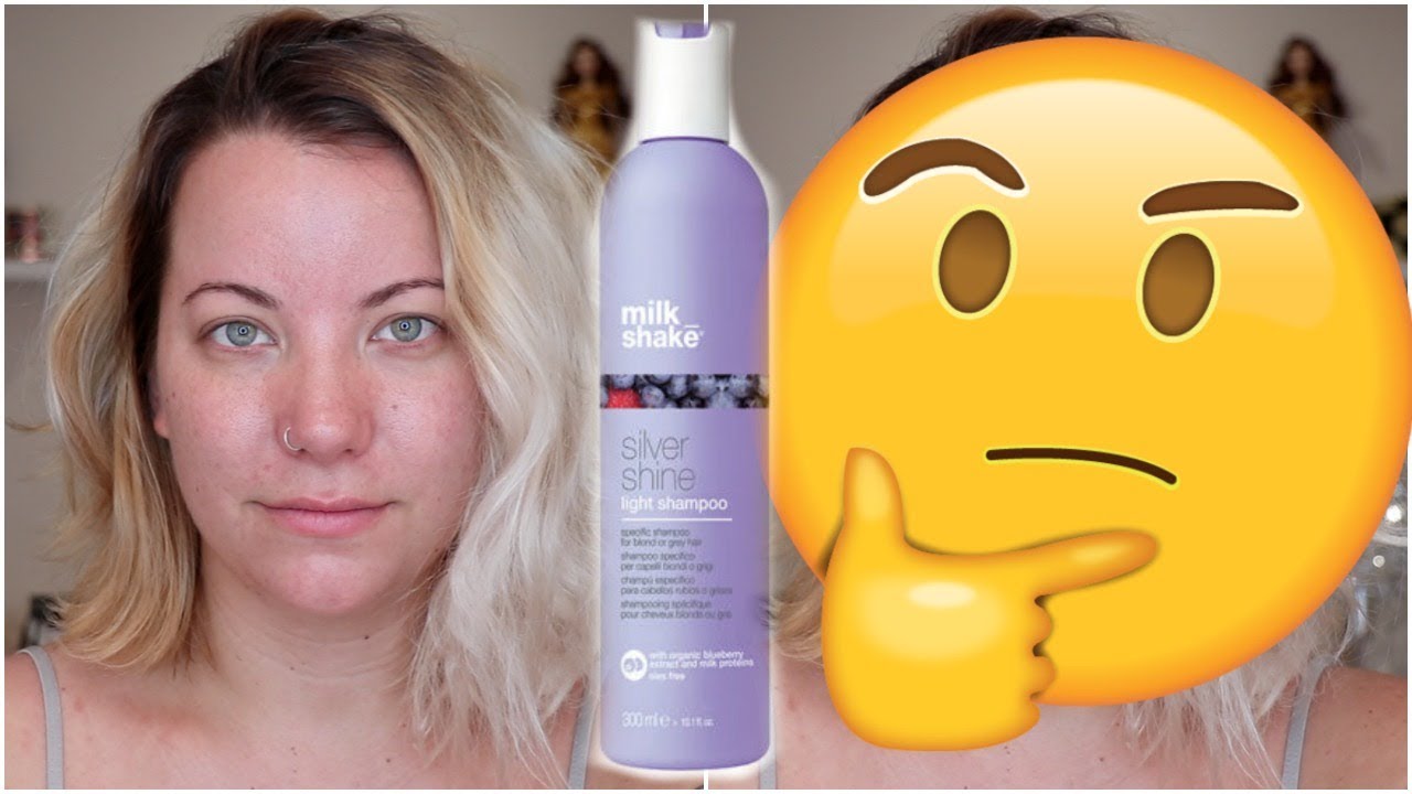 BEST PURPLE SHAMPOO FOR BRASSY HAIR? MILKSHAKE SILVER SHINE SHAMPOO FIRST IMPRESSION | BRITECLARKE