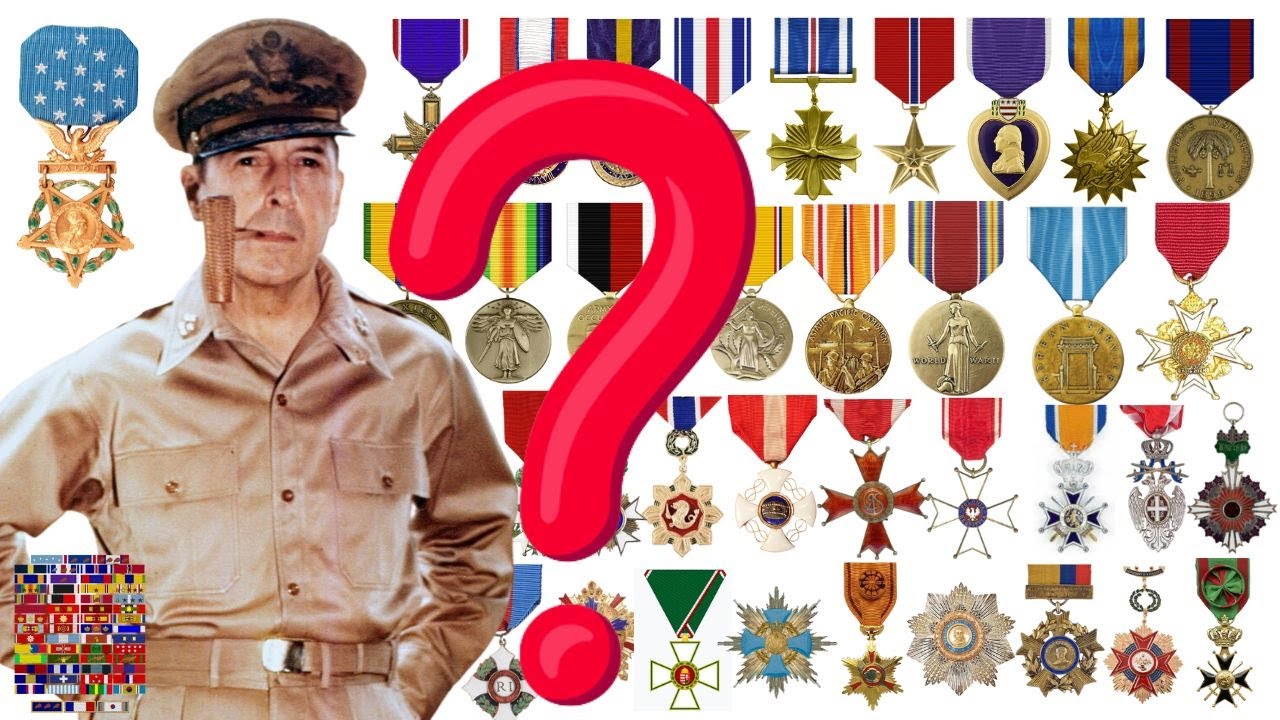 What Were General Douglas MacArthur's Medals?