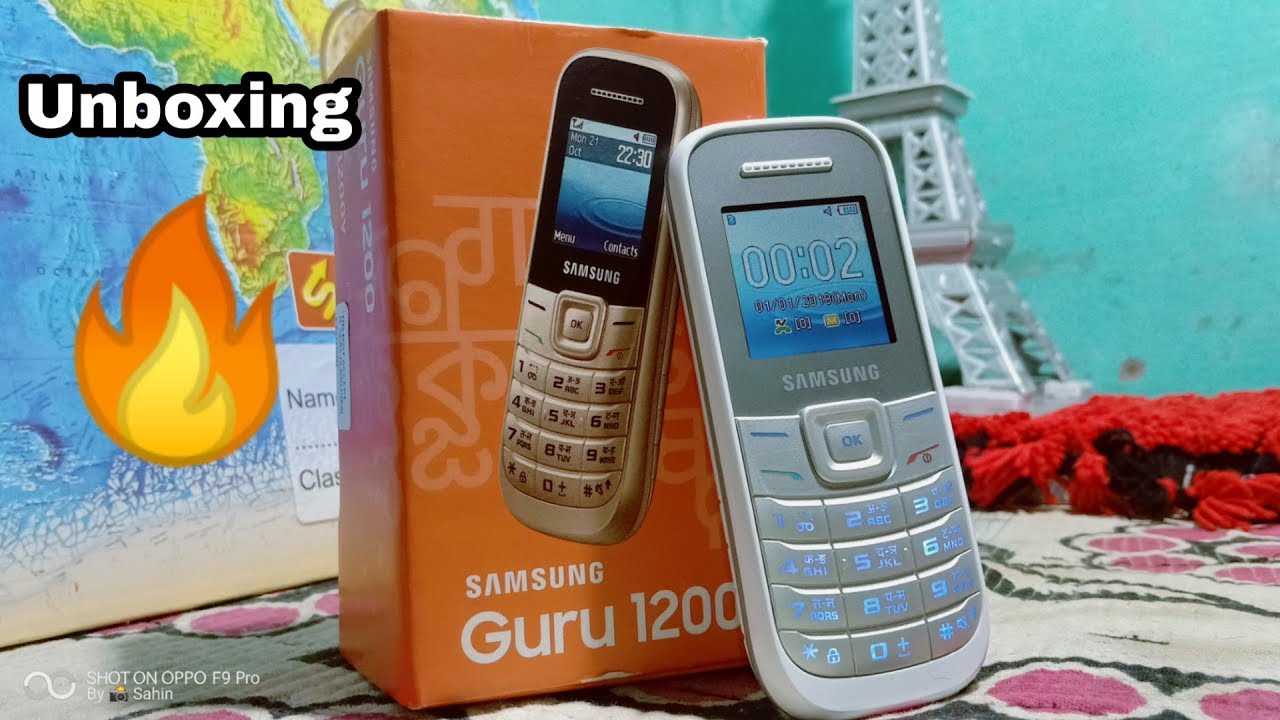 Unboxing Samsung Guru 1200 Mobile [White Colour] 🔥🔥🔥 #SahinVlogs