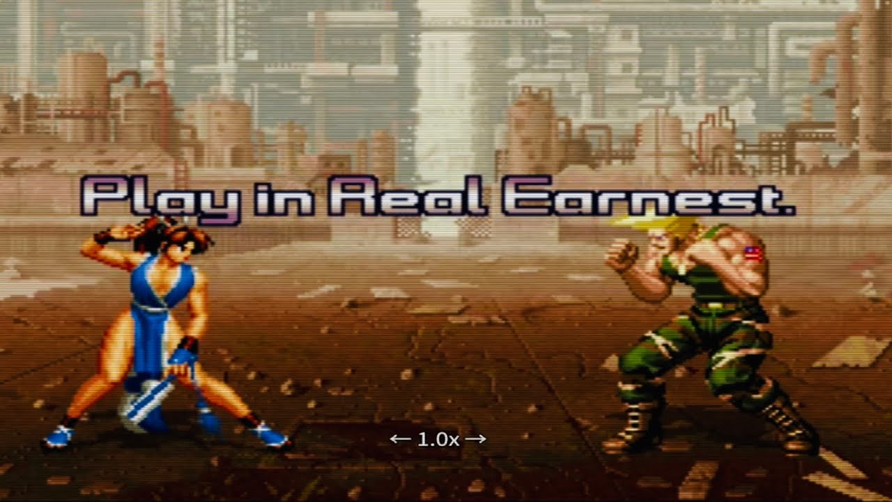 [SNK VS. CAPCOM SVC CHAOS] 不知火舞VSガイル　他オンライン対戦