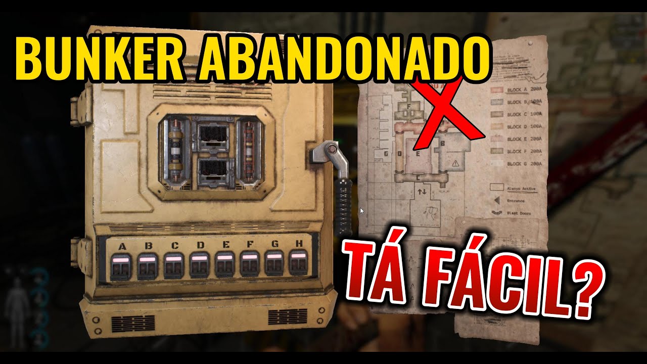 SCUM - BUNKER ABANDONADO, ENTRAR E SAIR, TÁ FÁCIL?