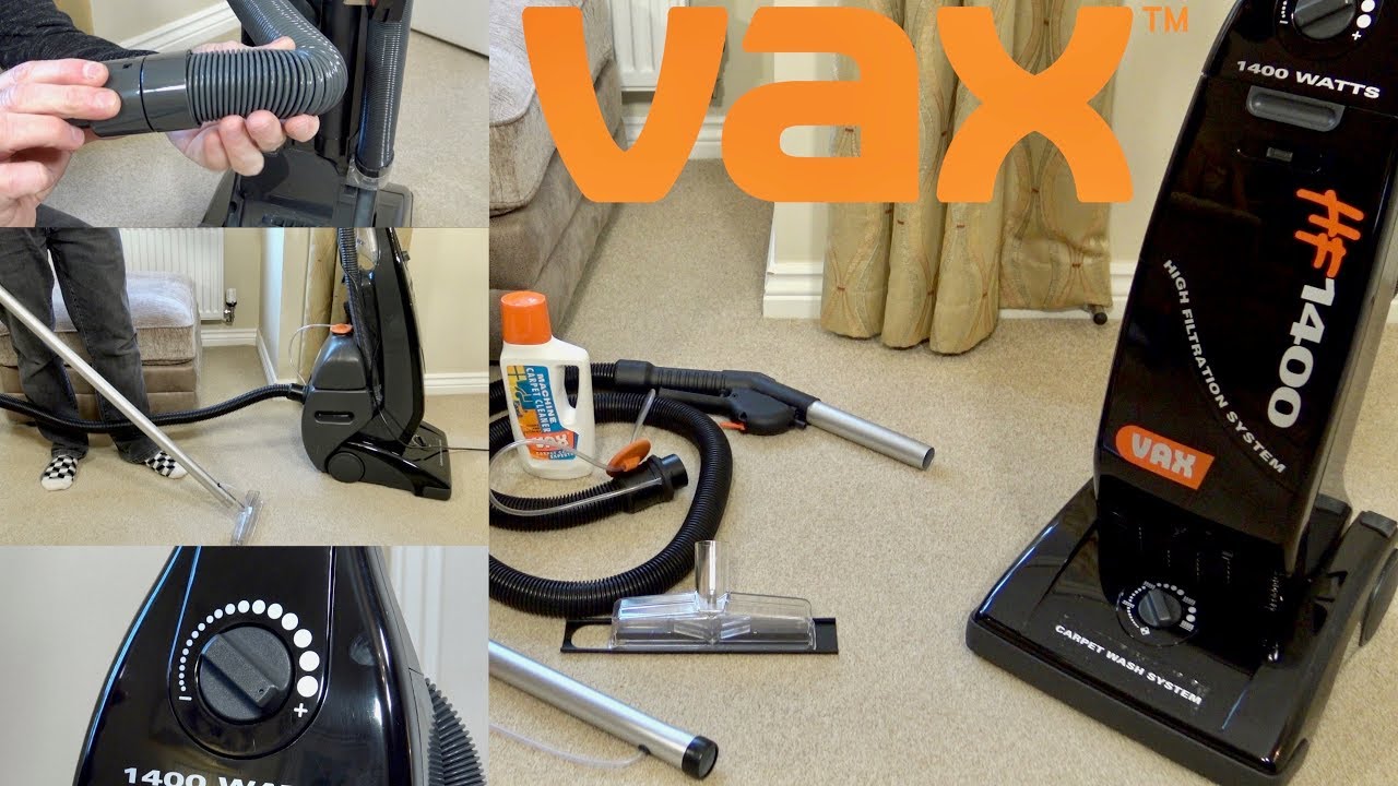 Vax HF1400 Combined Upright Vacuum Cleaner & Carpet Washer