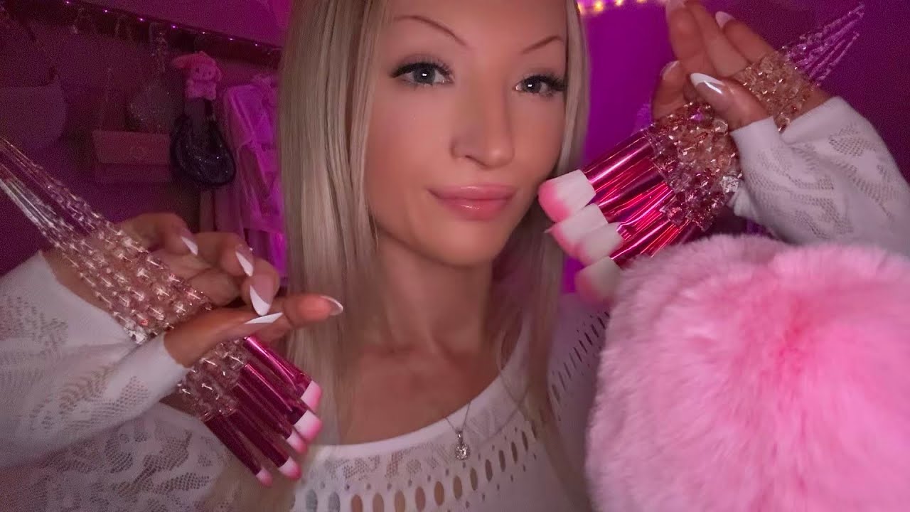 ASMR || Pure Fluffy Mic Brushing & Whispering ˚⟡˖ ࣪ ~ TINGLY & RELAXING ~ 🪽₊˚⊹｡⋆˚✧👑˖°