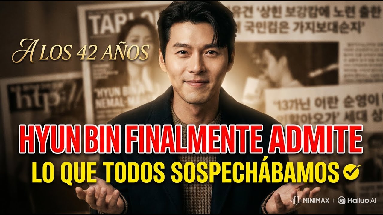 A los 42 años, Hyun Bin finalmente admite lo que todos sospechábamos