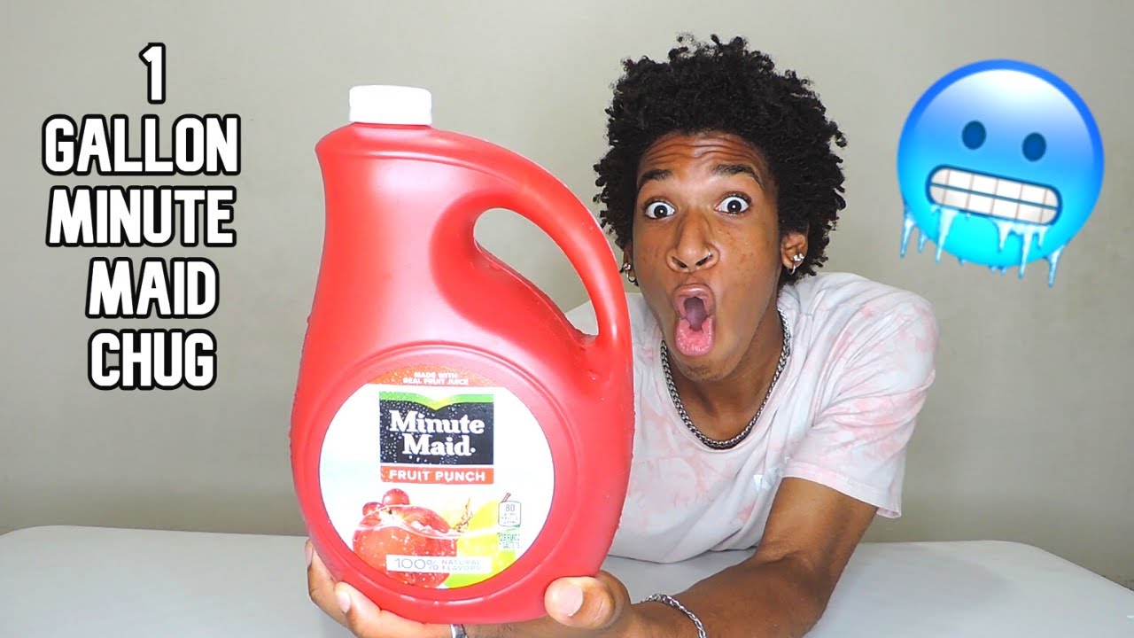 1 Gallon Iced Cold Minute Maid Juice Chug
