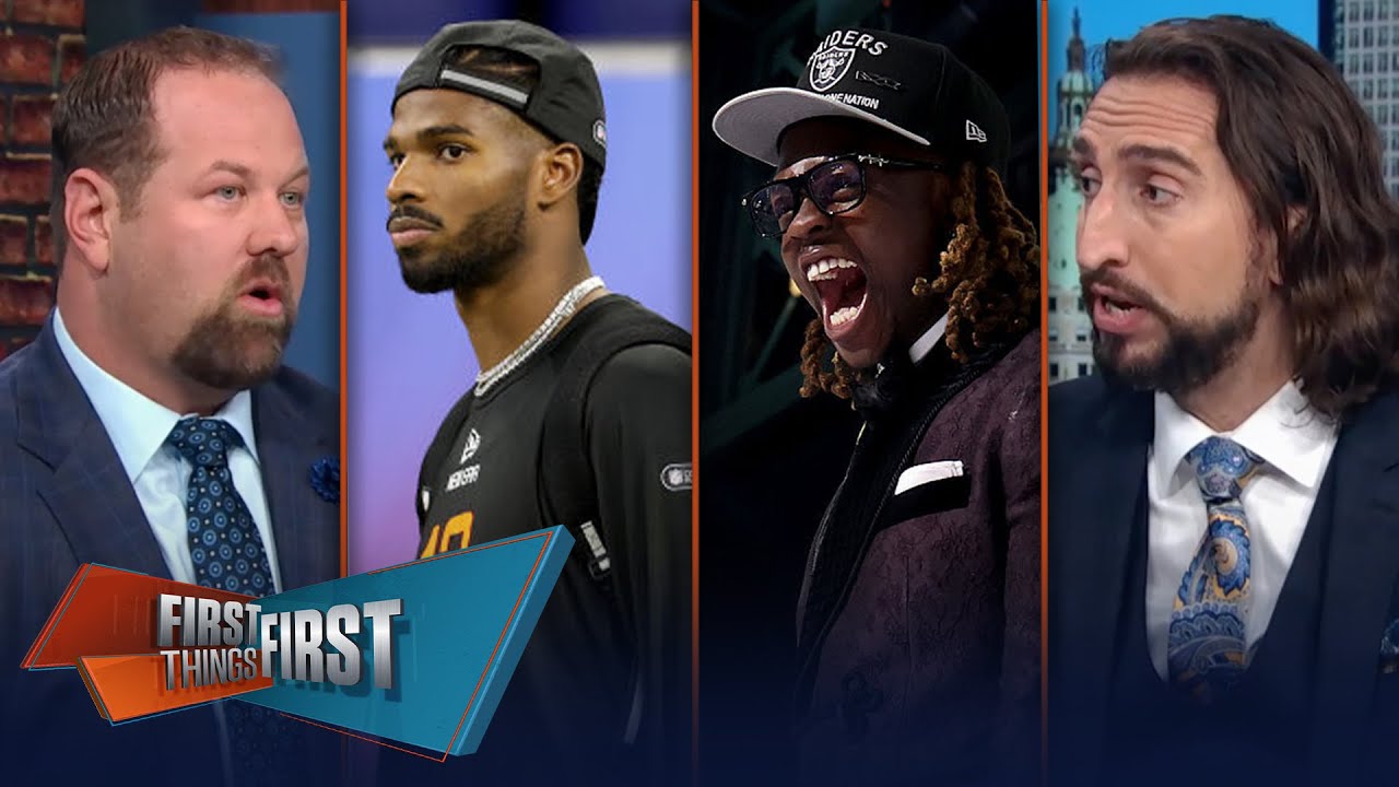 Where Shedeur lands, why Steelers drafted Harmon, Jeanty-Raiders playoff bound? | FIRST THINGS FIRST