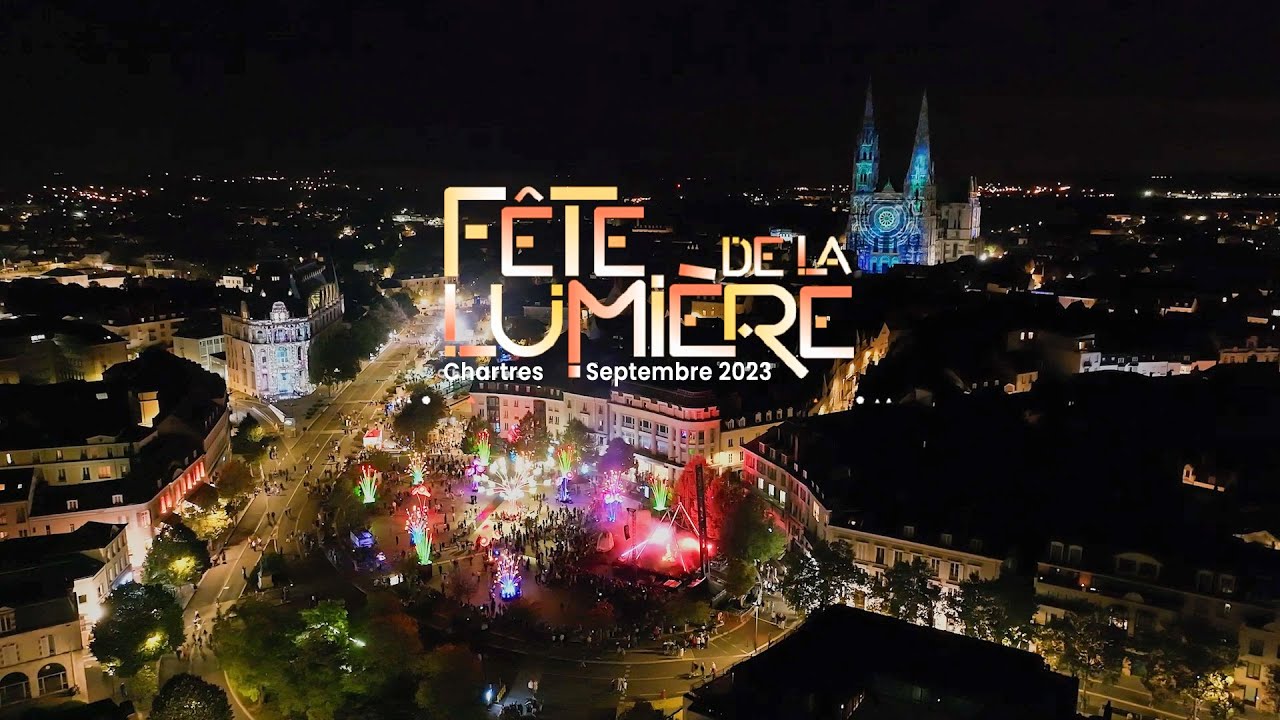 Fête de lumière 2023 : Retour sur le point d'orgue de Chartres en lumières